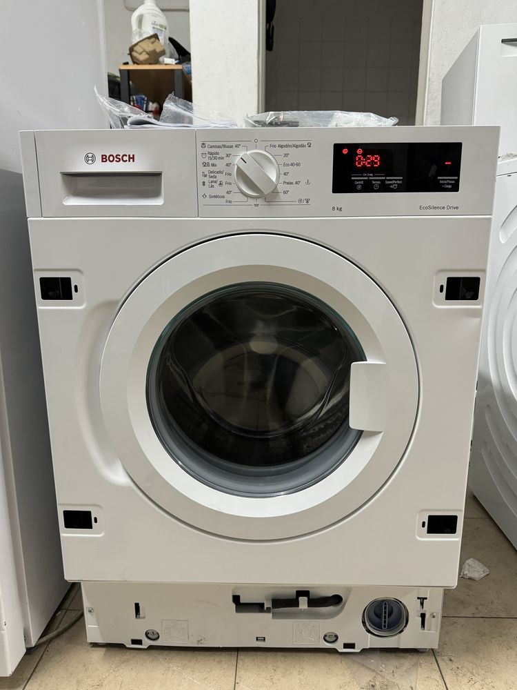 Máquina de Lavar Roupa  Encastre BOSCH WIW28302ES (8 kg - 1400 rpm