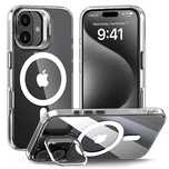 Etui Tech-Protect MagStand MagSafe na iPhone 16 - przezroczyste