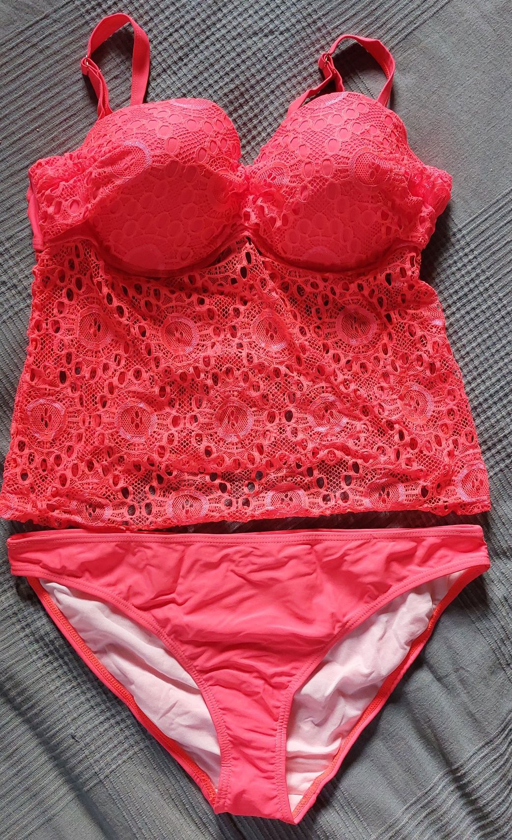 Kostium kąpielowy Strój bikini rozmiar 46, 90C NOWY elegancki