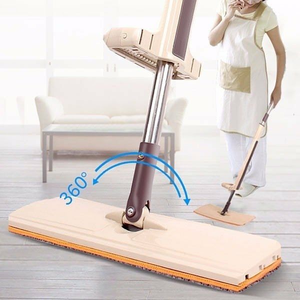 Швабра Spin Mop автоматична система видалення води одним рухом
