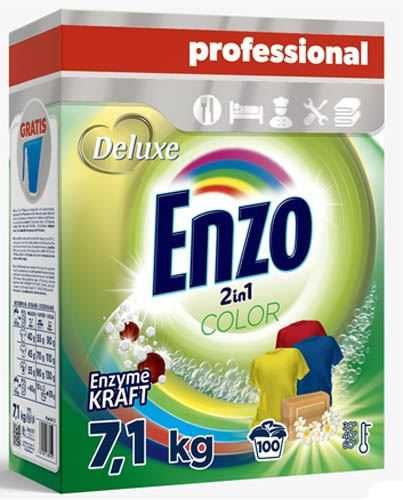 Enzo proszek 9,1kg color + enzo żel do czarnego 4l