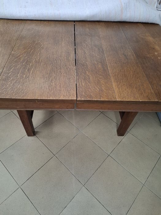 Mesa de madeira carvalho extensível