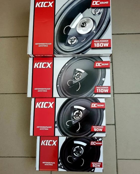 Динаміки кикс динамики kicx 10см 13см 16см 20см овалы kicx автозвук