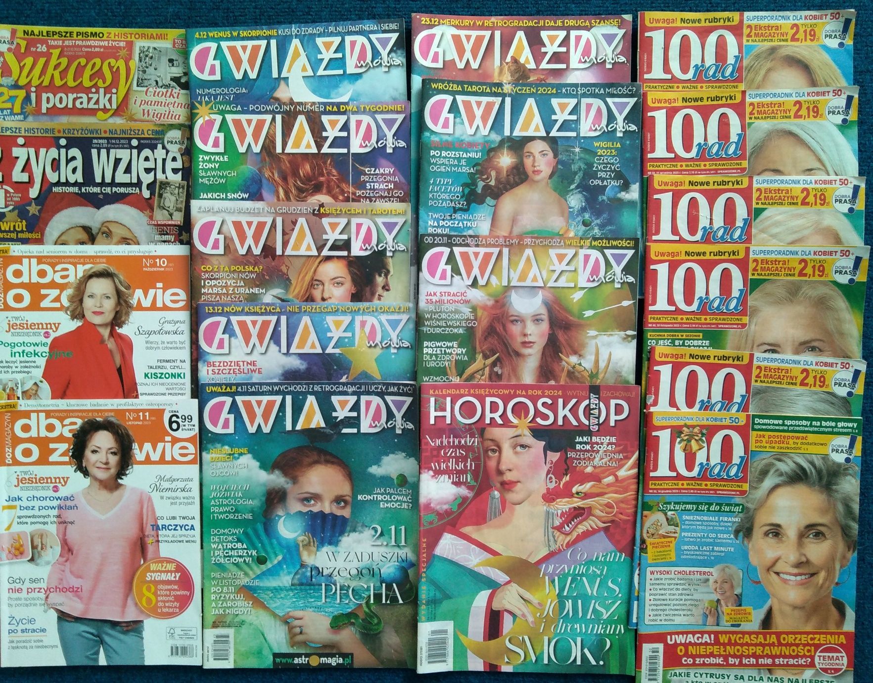 Zestaw gazet 20 sztuk za 3 zł