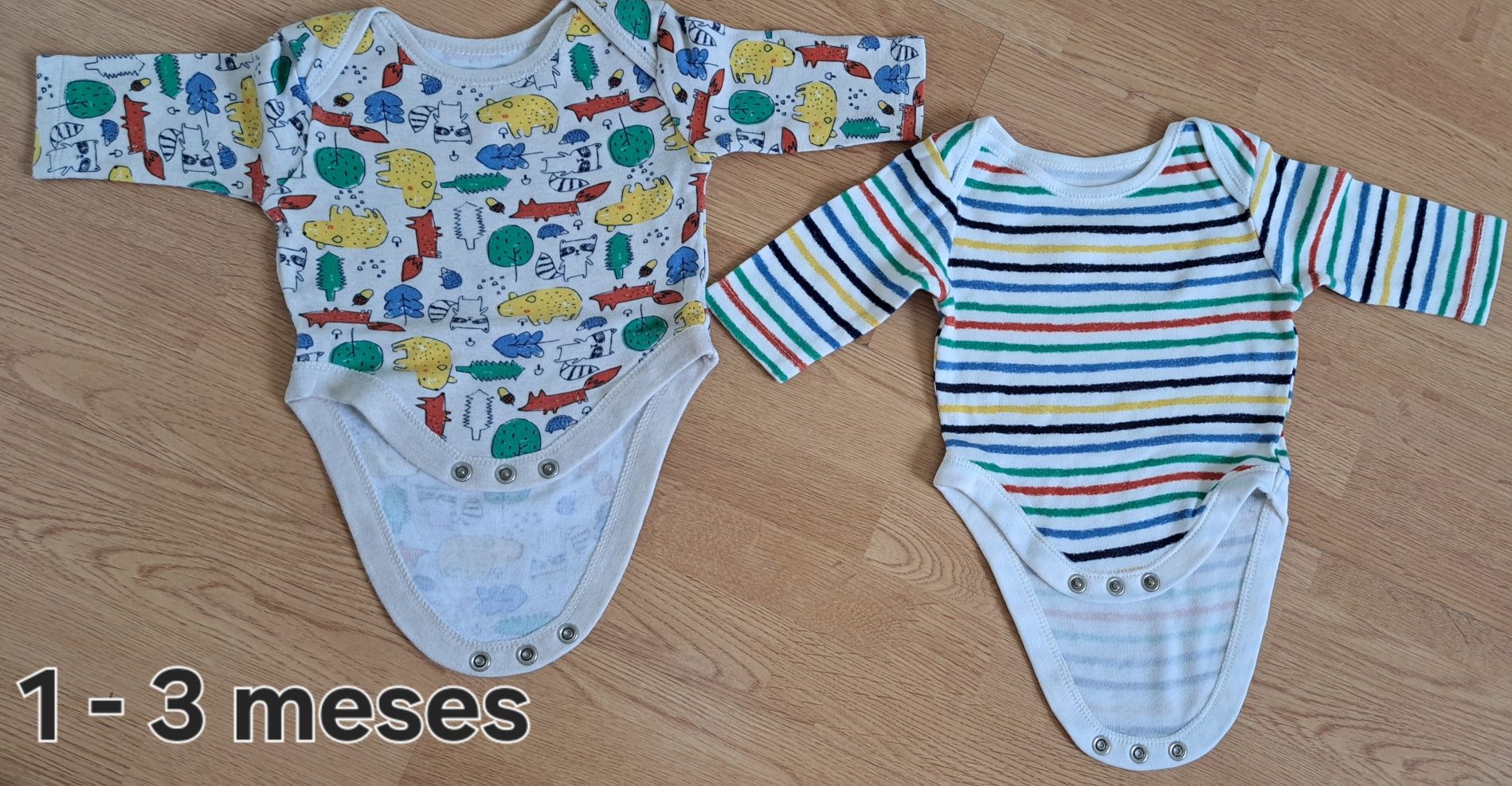 1 - 3 meses * conjunto 6 peças 13€