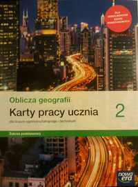 Geografia 2 LO Oblicza geografii. Karty pracy ucznia ZP Nowa Era