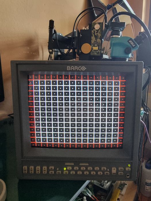 Monitor Barco ADVM-10 composite, svhs