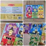 Drewniana tablica manipulacyjna z zatrzaskami Melissa & Doug, zamki
Dr