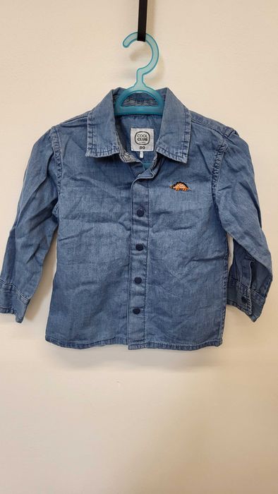 Koszula jeansowa niemowlęca rozmiar 80 Cool Club