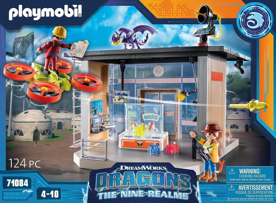 Nowe Playmobil 71084 Klocki Dragons The Nine Realms Smoki Laboratorium