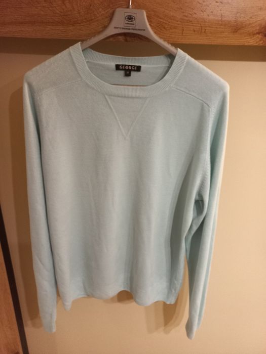 Sweter pulower męski George roz.M błękit