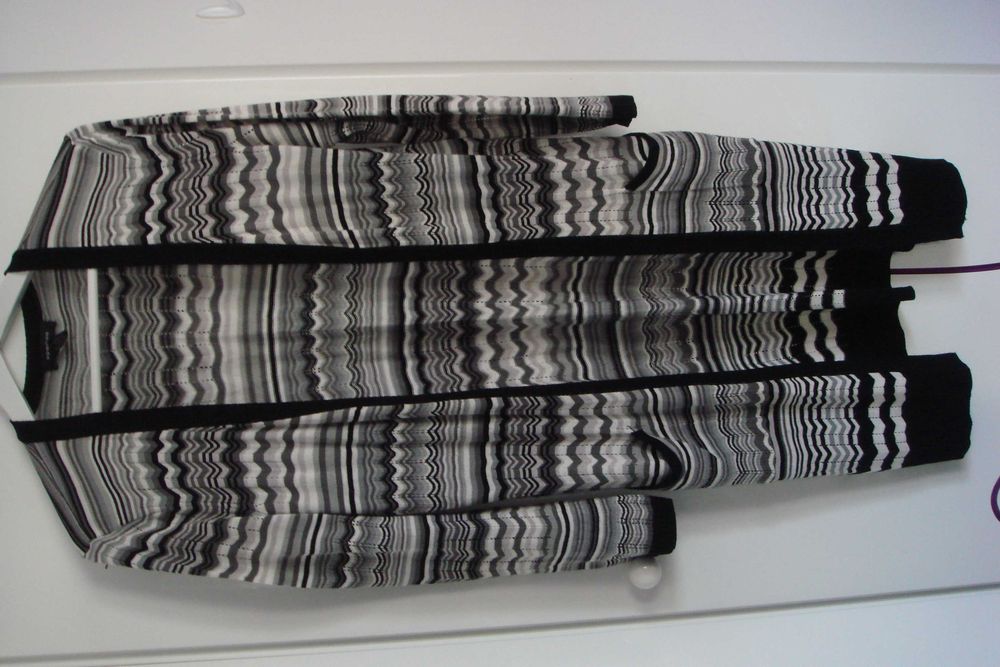 sweter długi bez zapinania lekki