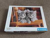 Nowe puzzle kotki
