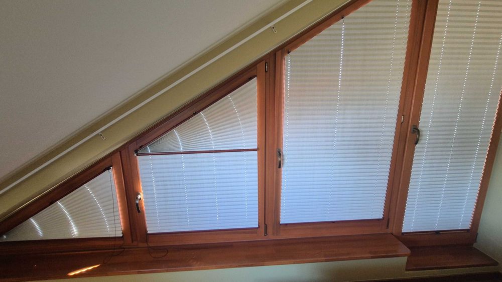 Żaluzje Plisowane na okna DACHOWE , Ogrody zimowe Plisy Rolety Żaluzje