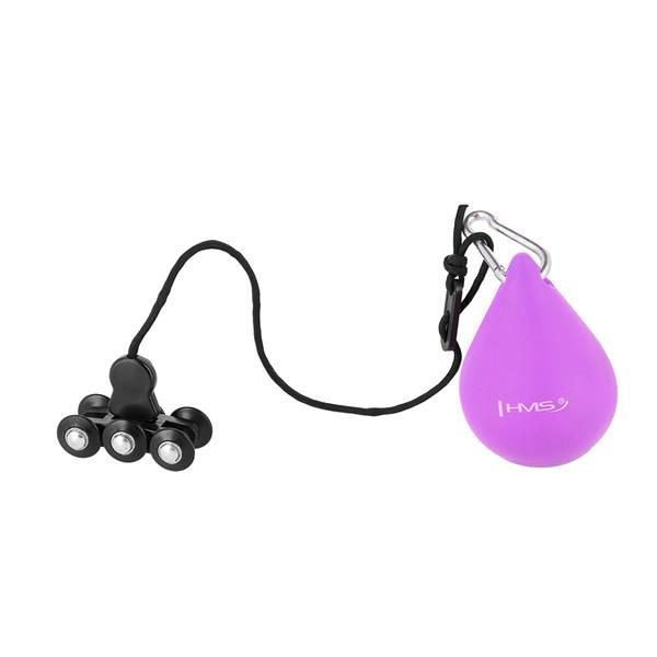 hhw12 plus size hula hop violet z wypustkami i obciążnikiem hms