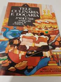 Livro tele culinaria e doçaria regional 3 volume