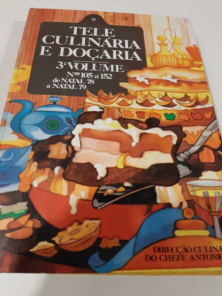 Livro tele culinaria e doçaria regional 3 volume