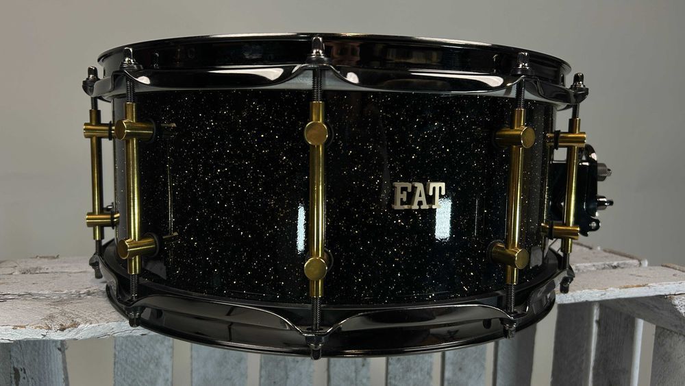 FAT Maple Keller Custom 14" x 6,5" - Black Galaxy - Werbel