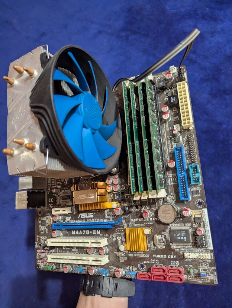 Комплект ам3 m4a78-em atlon 2 8gb