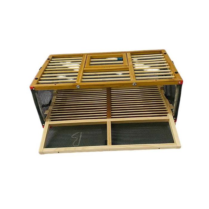 Kosz transportowy dla gołębi składany 80 x 42 x 23 cm