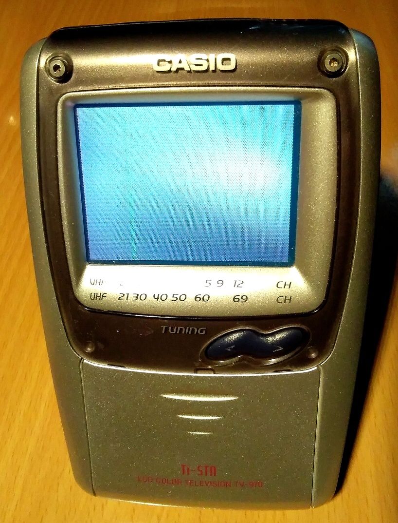 Casio TV-970N, Dodatkowe gniazdo AU IN do podglądu