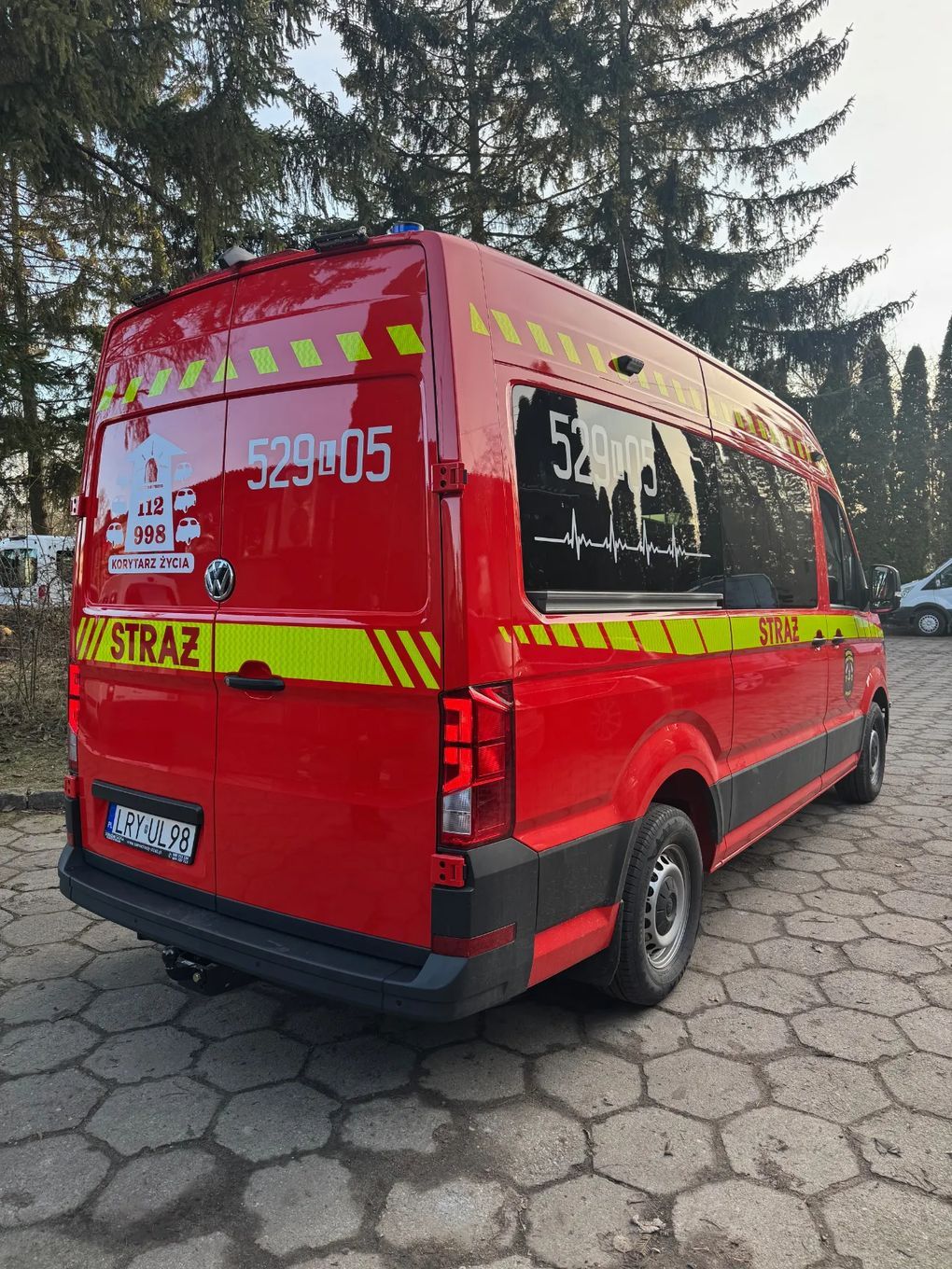 Volkswagen Crafter Strażacki Pożarniczy Straż # Strażak SAM - Ciechanów
