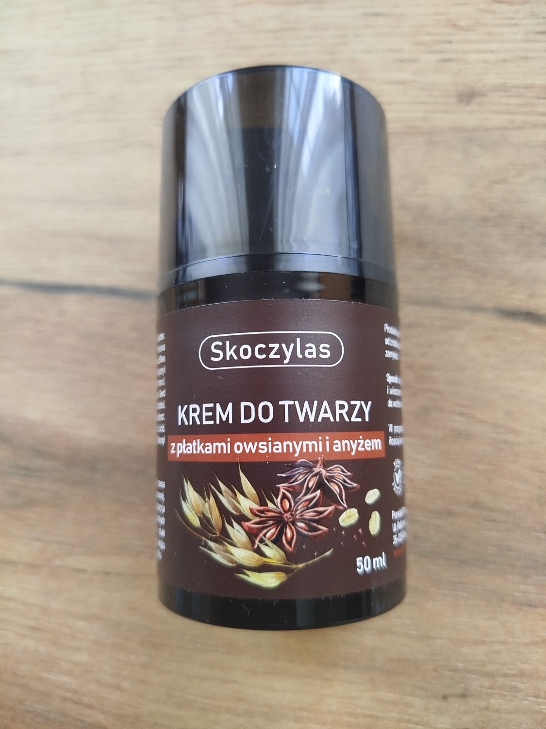 Skoczylas krem do twarzy z płatkami owsianymi i anyżem