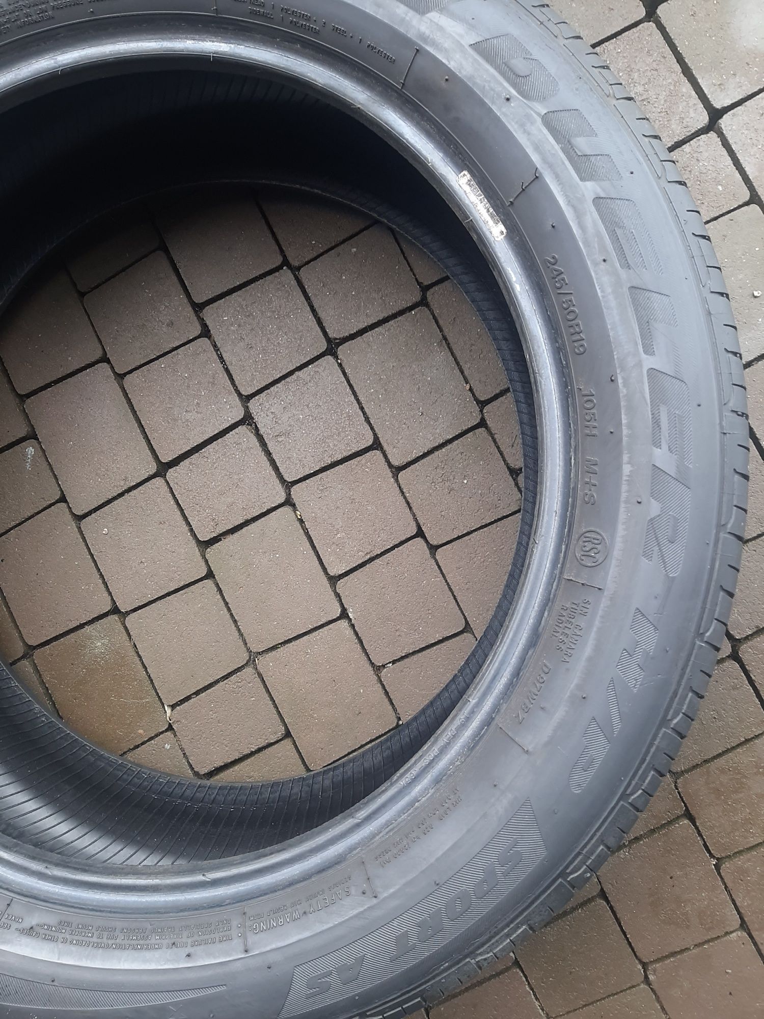 Шини 245*50R19 Bridgestone