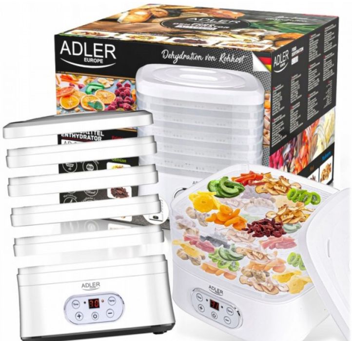 Сушилка для грибов, трав и продуктов - дегидратор adler ad 6658