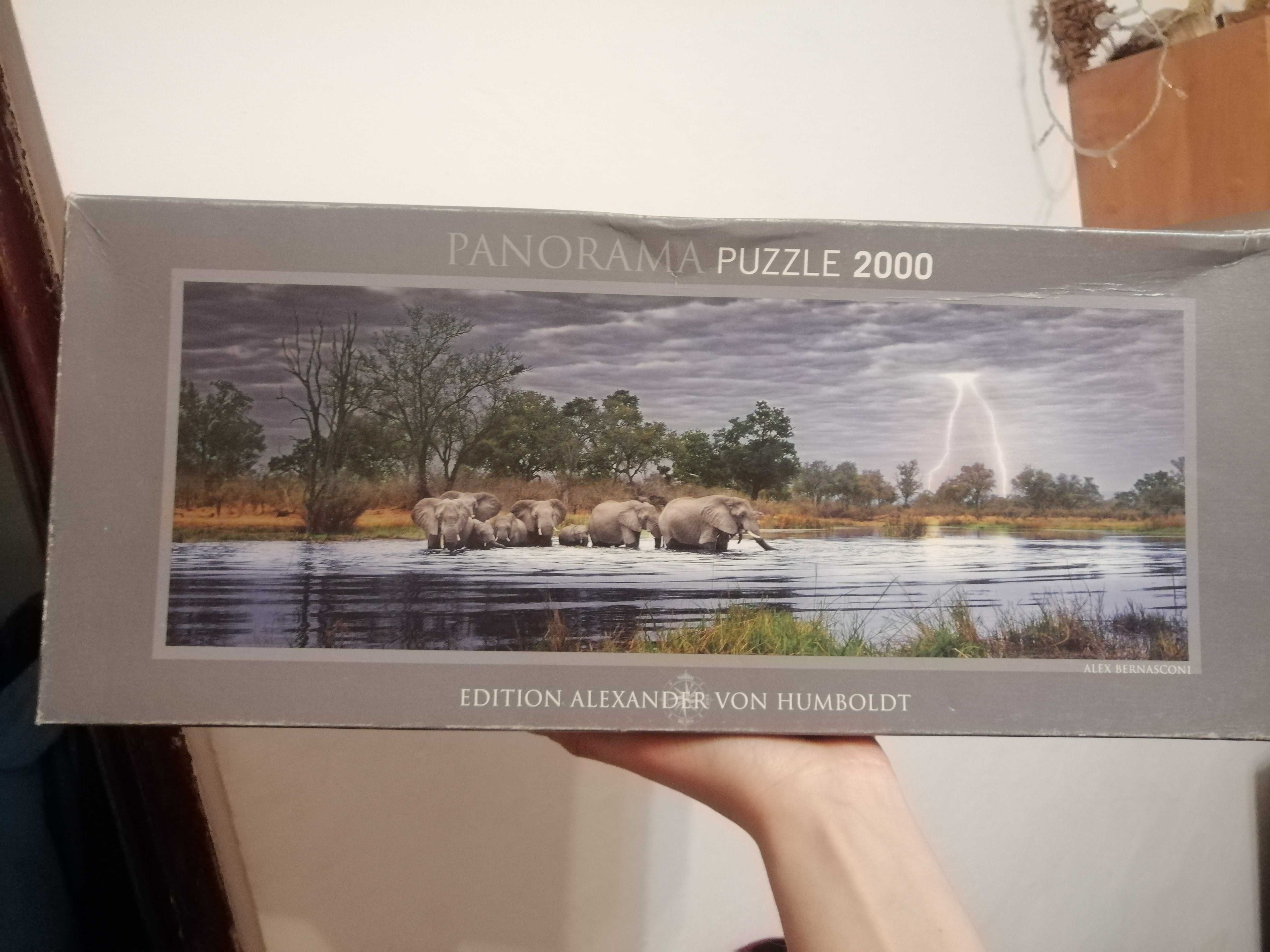 Puzzle Heye 2000 Humboldt - Herd of Elephants