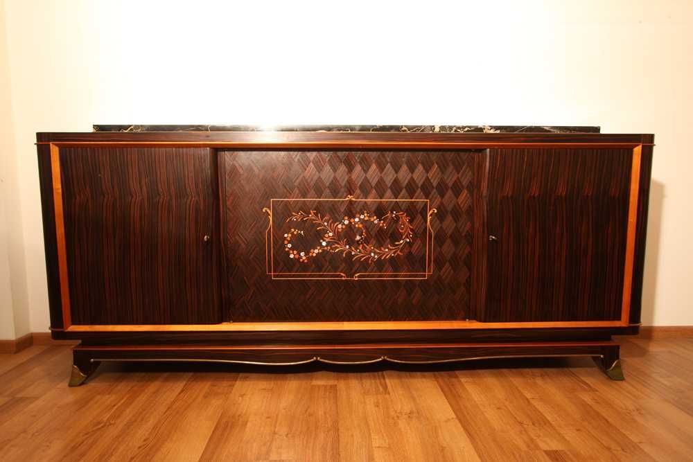 Wyjątkowy komplet mebli Art Deco z 1930 roku.  Jules Leleu ok.1930 rok