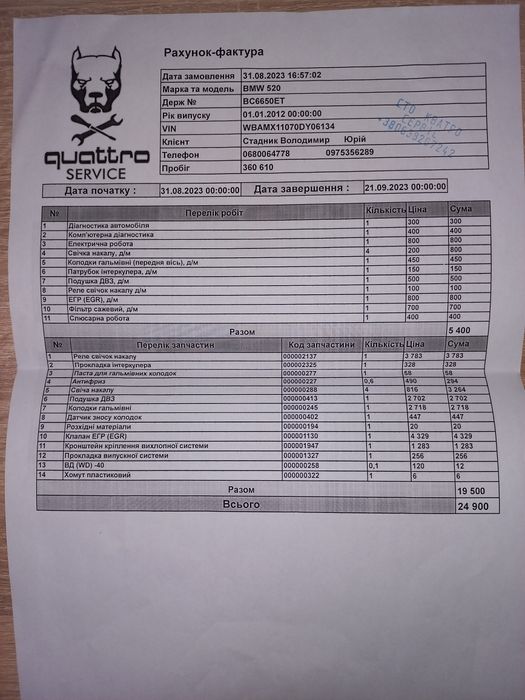 БМВ 520 Ф11 BMW 520 F11