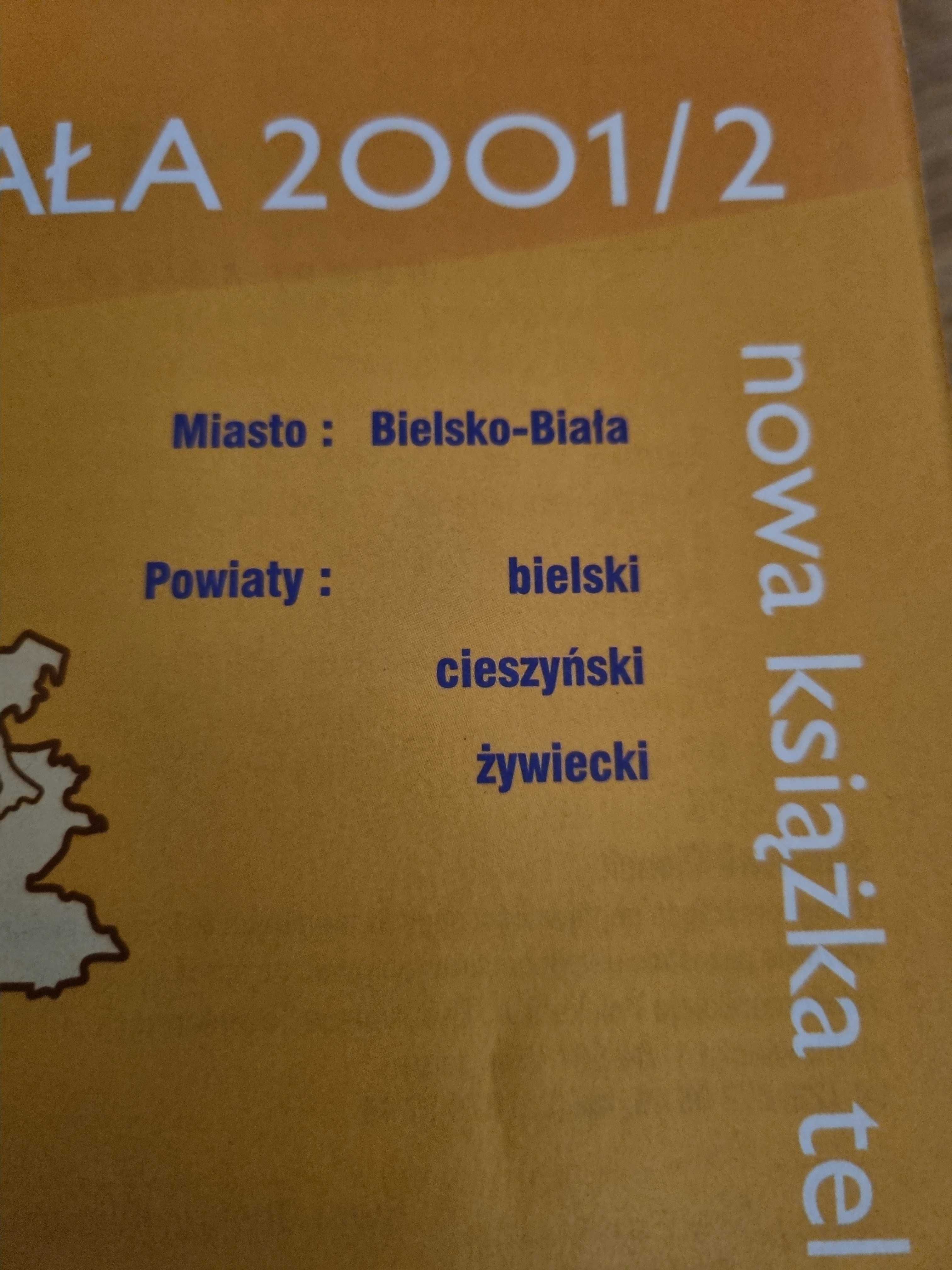 Książka telefoniczna Bielsko-Biała i powiaty z roku 2001/2.