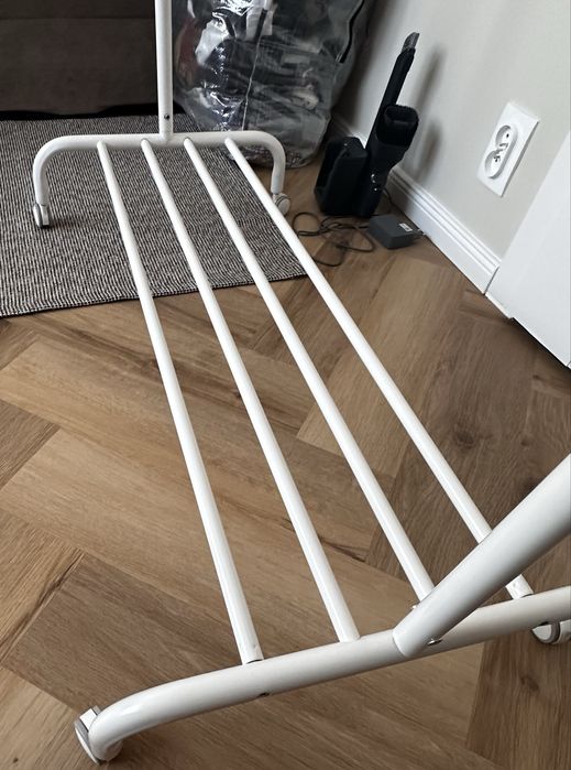 RIGGA wieszak na ubrania biały Ikea