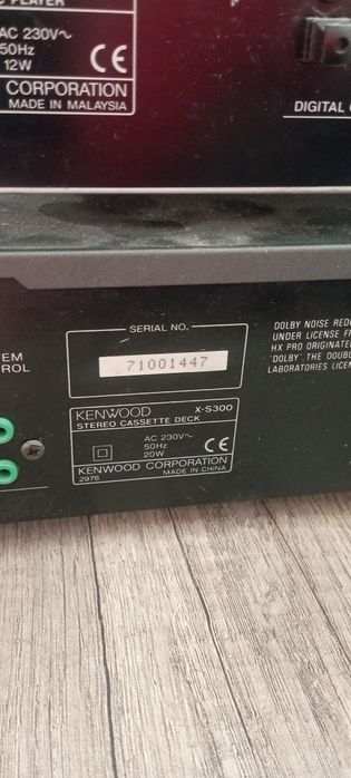 Zestaw Kenwood z kolumnami Wharfedale