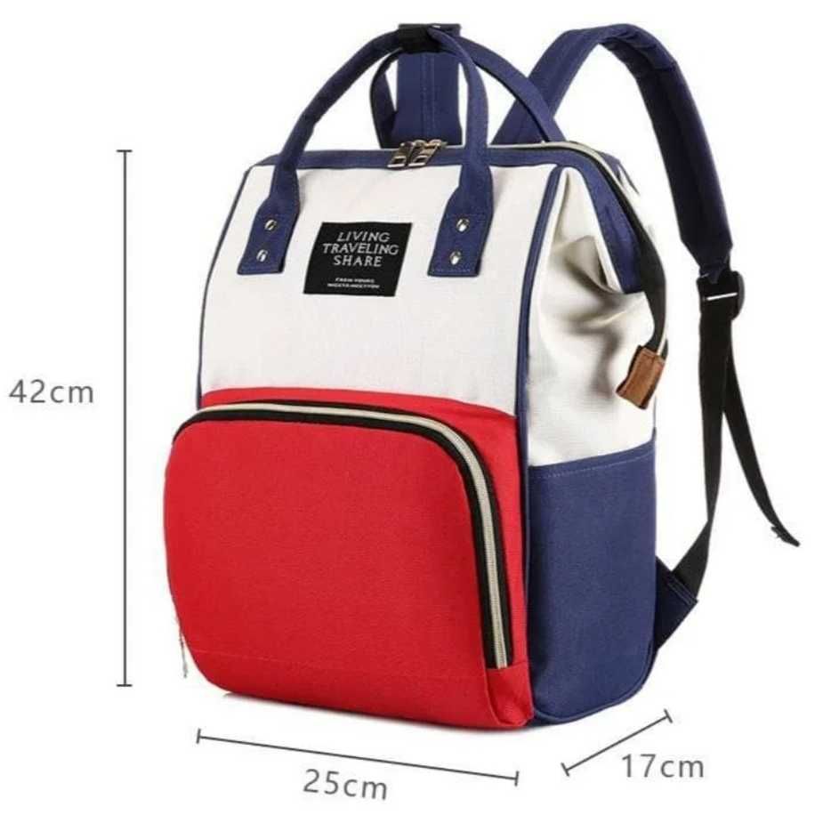 Сумка-рюкзак 2в1 для мами Baby Bag Різнокольорова