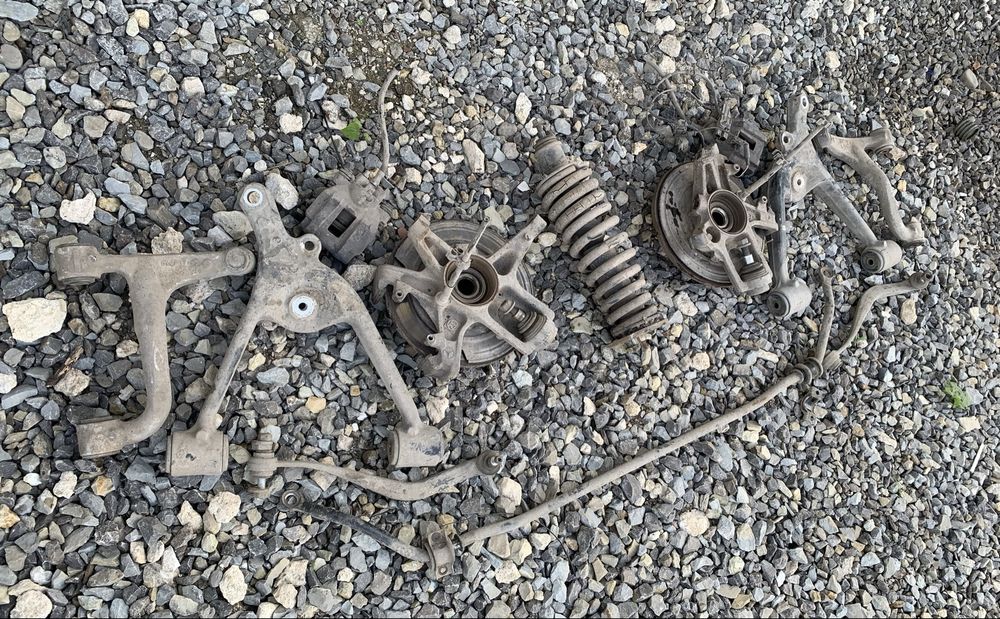 Цапфа ступиця ричаги тяги супорт mercedes ml w163 шрот!