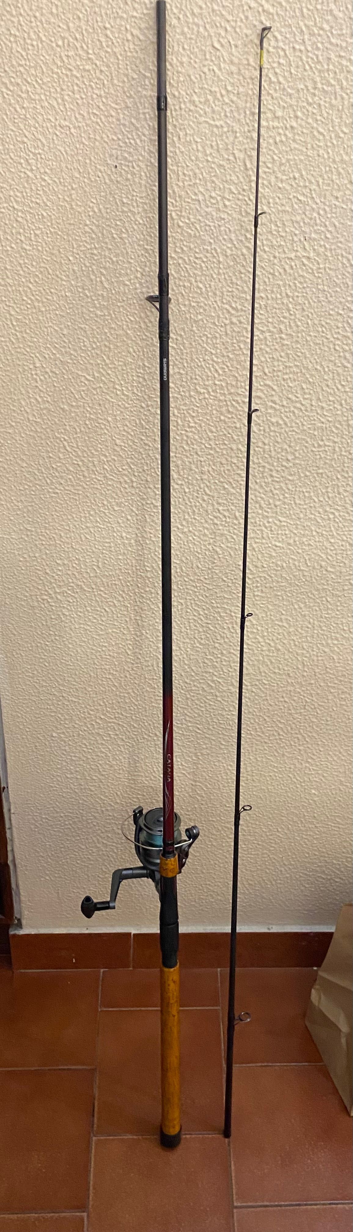 Cana spinning shimano catana carretos rft 500