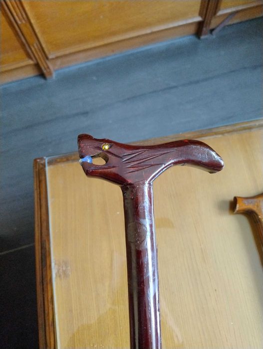 Laska drewniana 2szt