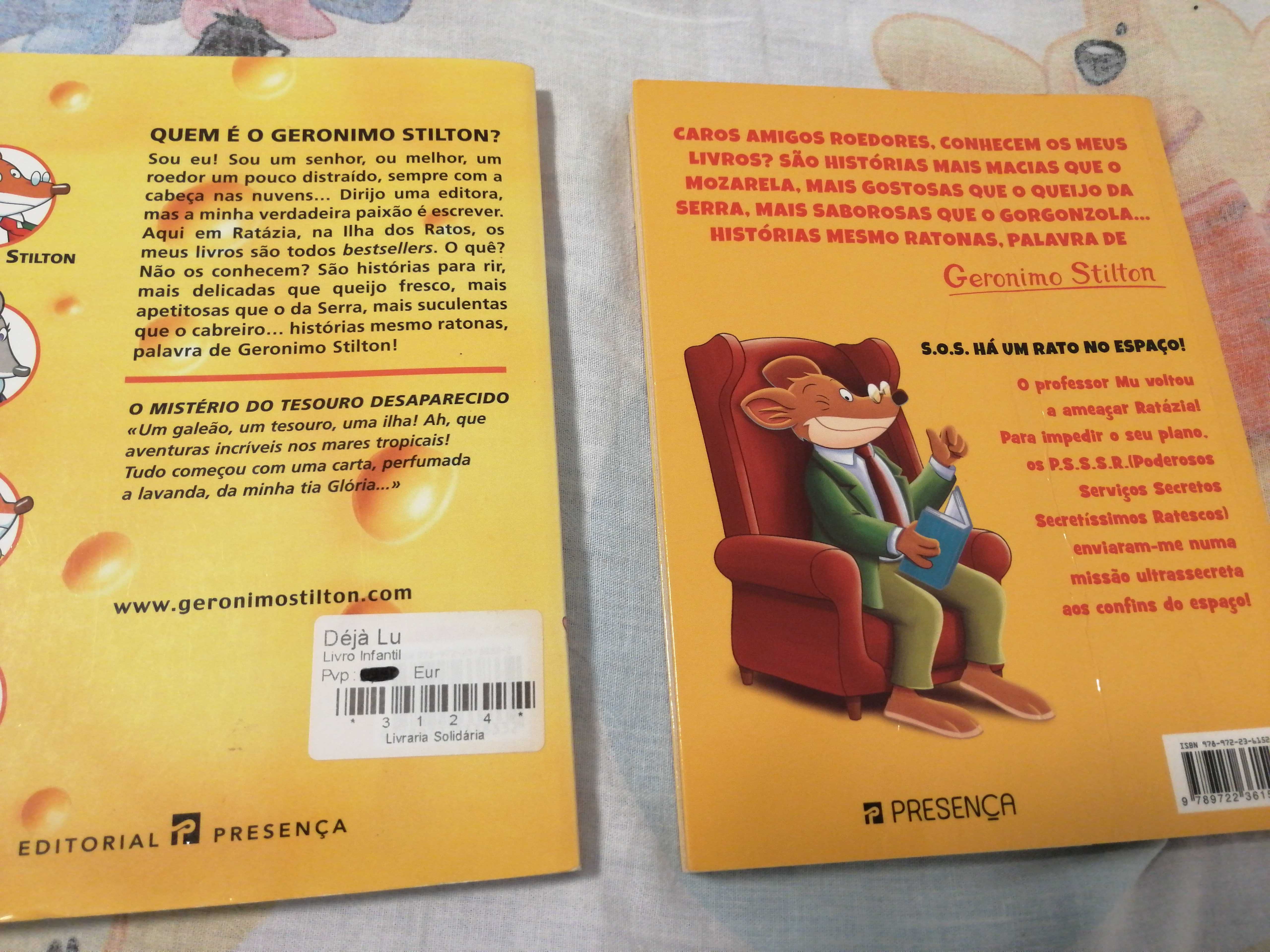 Livros Geronimo Stilton