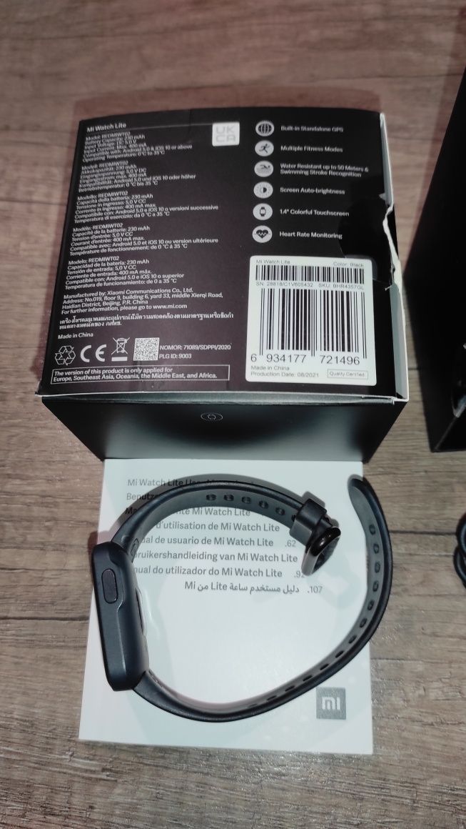 Smartwatch Xiaomi Mi Watch Lite