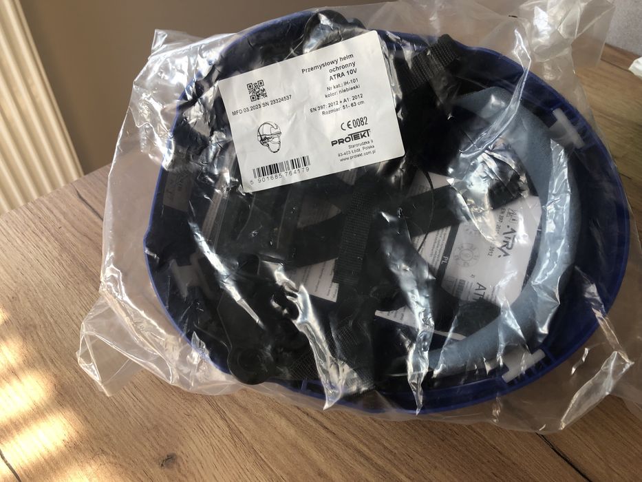 Kask ochronny ATRA 10v hełm przemysłowy NOWY