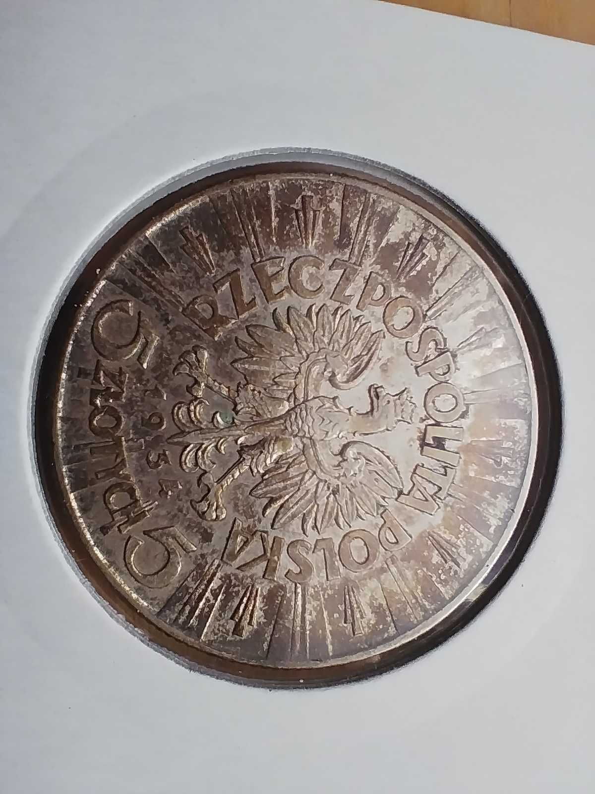 Moneta J. Piłsudski 5 zł. 1934 r.