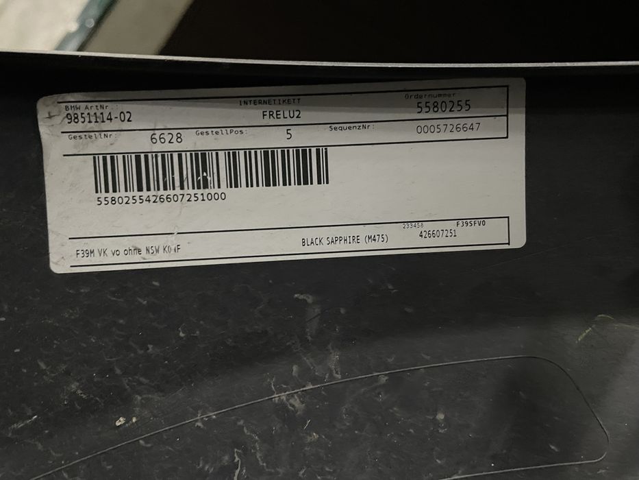 Pára-choques Bmw X2