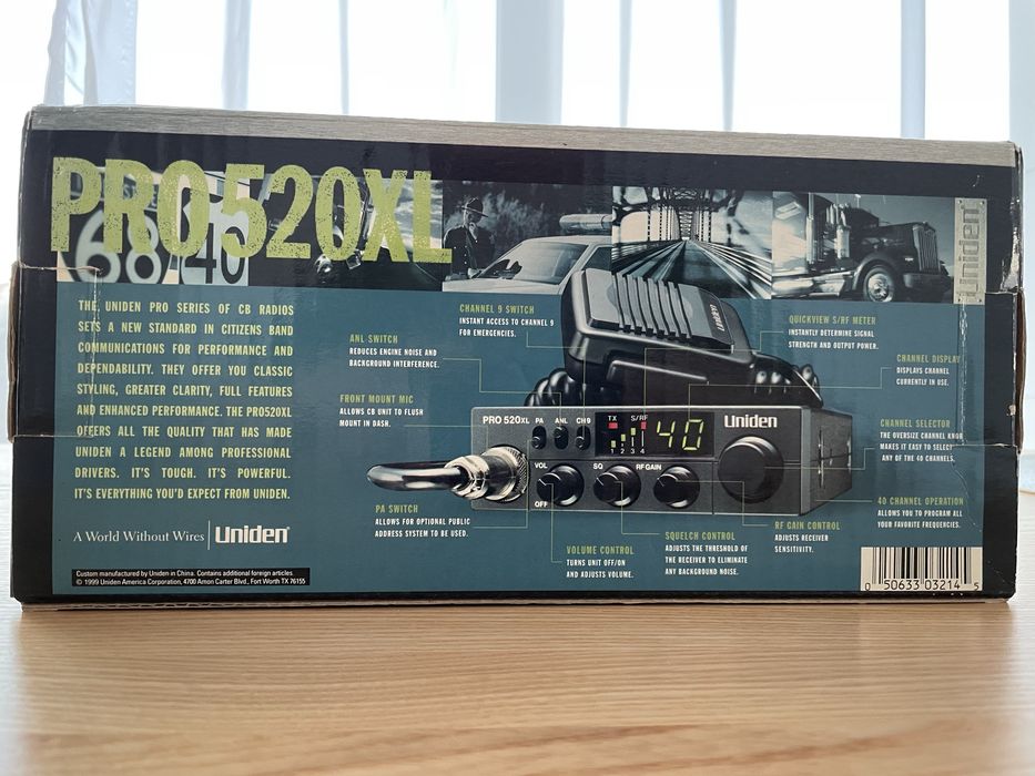 CB radio Uniden Pro 520XL jak nowe