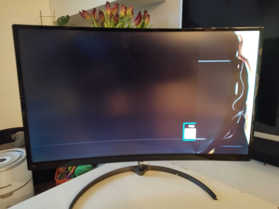 Monitor Philips 325E1C + Philips 278E8Q - uszkodzone/części/matryca