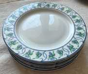 talerze - porcelana Lubiana - komplet 6 szt.