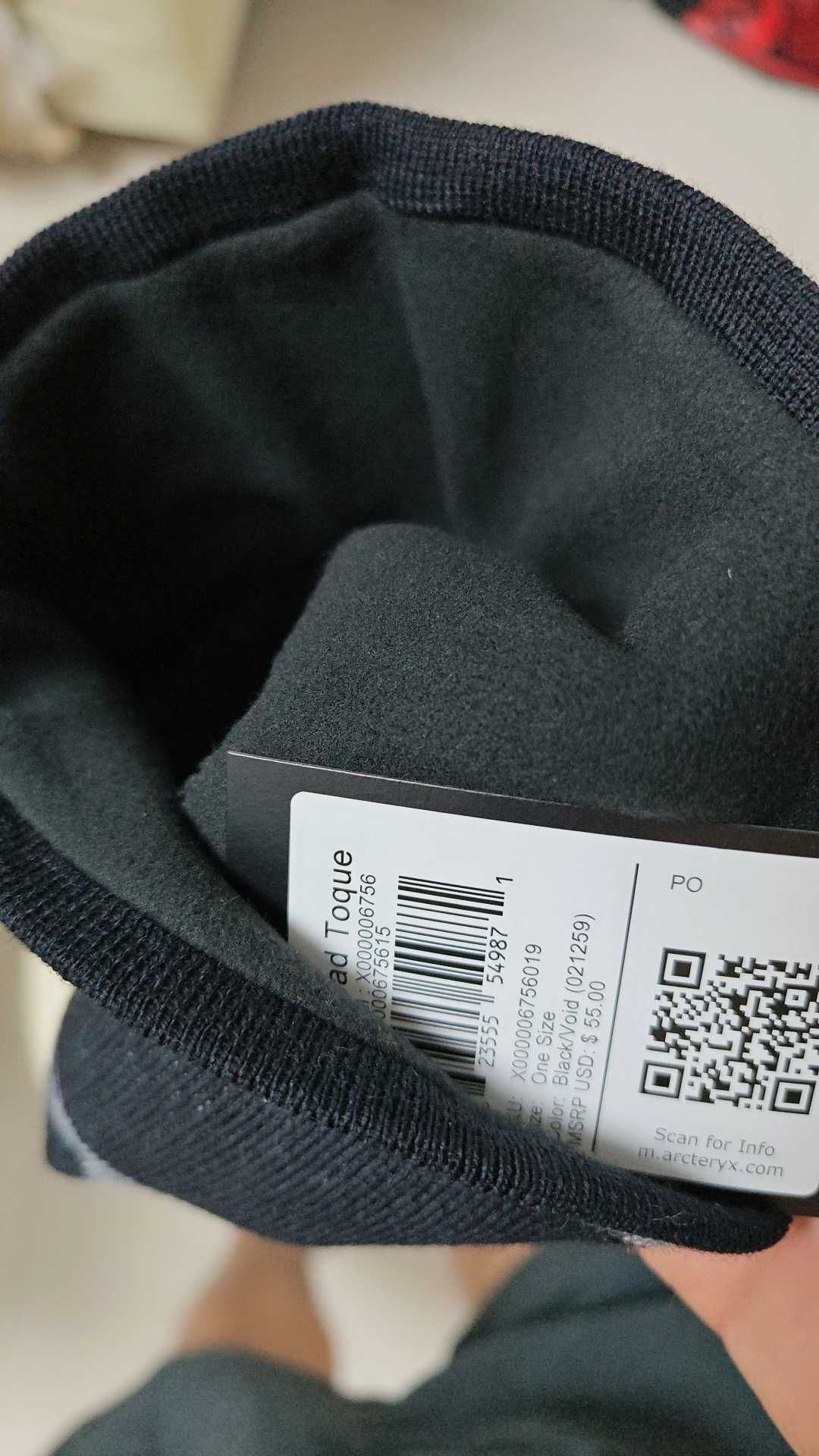 Arc'teryx Bird Head Toque Beanie Black