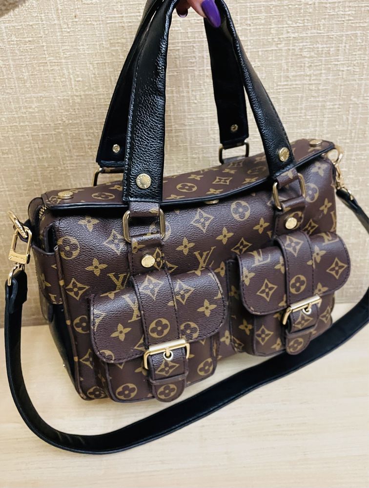 Louis Vuitton Manhattan NM Handbag Monogram сумка  1:1