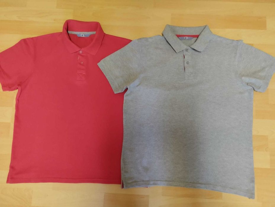 2-pak męskie koszulki polo rozmiar M (jak nowe)